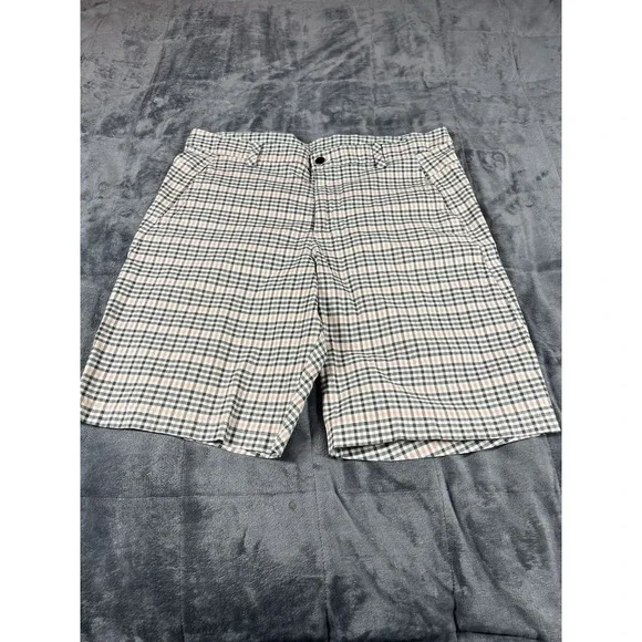 Lululemon Shorts Men's Plaid Short Golf Fishing Preppy athletic Size 38 - Picture 1 of 13